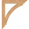Ekena Millwork Thorton Traditional Smooth Bracket w/ Offset Brace, Western Red Cedar, 5 1/2"W x 28"D x 32"H BKT0604X28X32THR01SWR - alternate 4